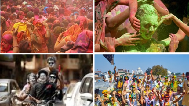The vibrant festival of colors ‘Holi’ is being celebrated across India today with joy and enthusiasm. The auspicious occasion marks the arrival of spring and symbolises the triumph of good over evil. Around the country, people come together to smear each other with colors, dance to lively music, and enjoy festive delicacies. See pictures below for a glimpse of the colorful festivities