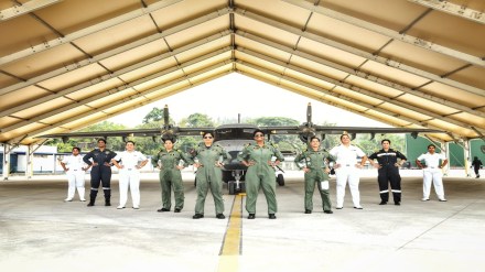 The occasion highlighted the critical role performed by women combatants in all aspects of the Naval Air Arm. (Image: A&D Command) The occasion highlighted the critical role performed by women combatants in all aspects of the Naval Air Arm. (Image: A&D Command)