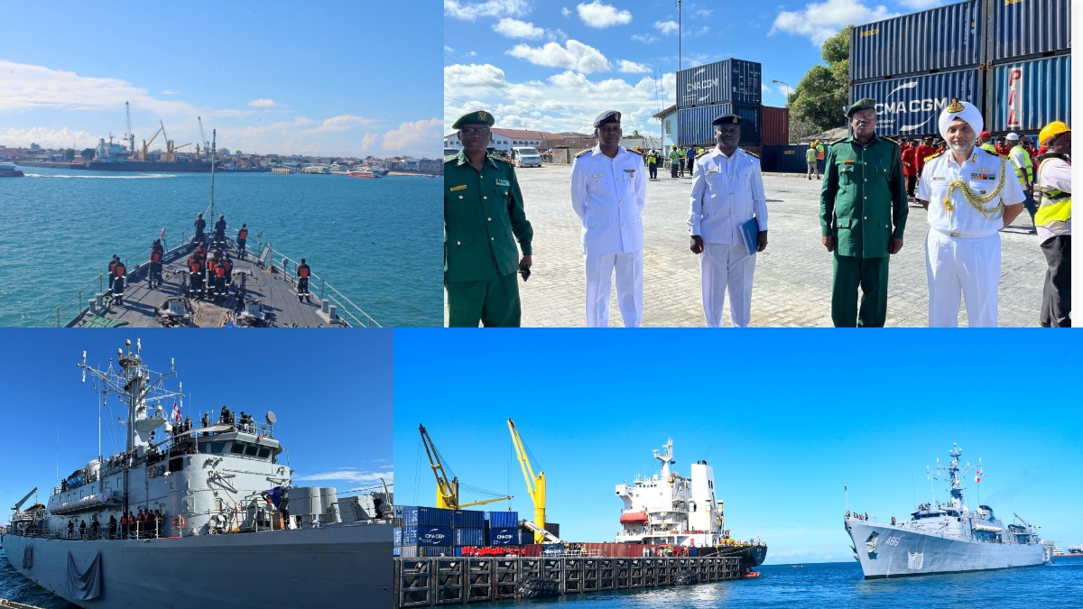 Ins Rajaranaveeran INS Sujata and INS Tir enters harbour phase of IMT Trilateral Exercise ...