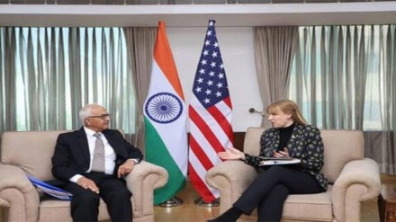 India-US Senior Officials’ Ajay Bhalla, Home Secretary, Ministry of Home Affairs, Government of India and Kristie Canegallo, Acting Deputy Secretary, US Department of Homeland Security, leading homeland security dialogue (Image: ANI/MHA)