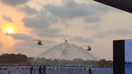 The MH 60R Seahawk (a maritime variant of the Blackhawk helicopter) multi-role helicopter is commissioned in the Seahawks Squadron in the Indian Navy as INAS 334. (Image: Indian Navy)