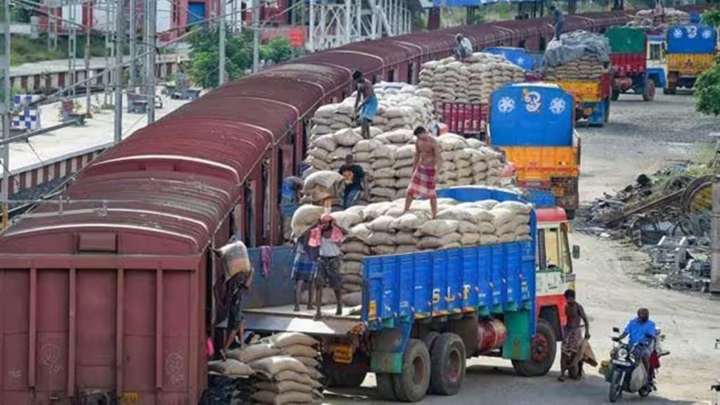 Indian Railways, Railway freight loading, Indian Railways, Railway freight loading,