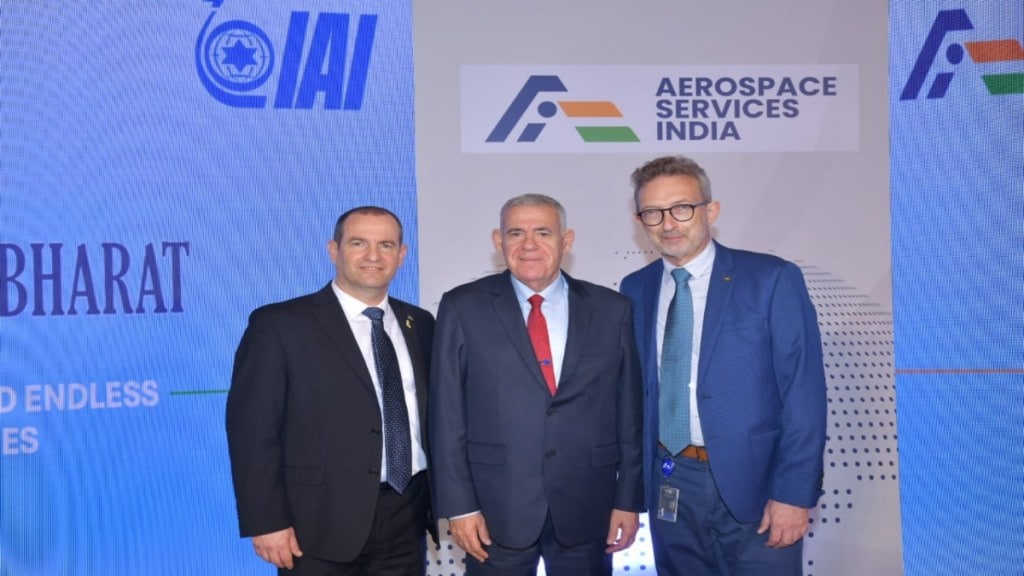 Photo Caption : Left to Right: Oded Yaakobovitc Chairman of the Board Aerospace Services India (ASI), Boaz Levy President and CEO Israel Aerospace Industries Ltd (IAI) and Danny Lauber, CEO Aerospace Services India (ASI). (Image: ASI)