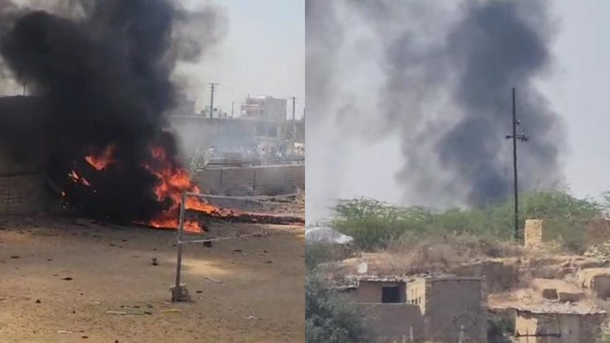 IAF chopper, on way to take part in Bharat Shakti exercise, crashes in Rajasthan's Jaisalmer