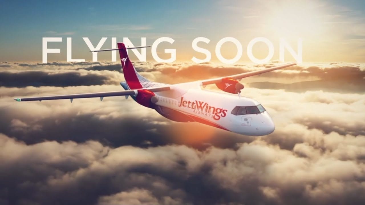 JettWings Airways will be the first airline from the Northeast region scheduled to operate its fixed-wing aircraft (Image/JettWings Airways)