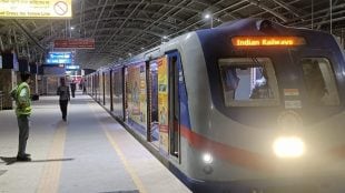 Maiden trail run between Noapara and Dumdum Cantonment metro stations was conducted for the first time on March 24 (Image/Kolkatametro)