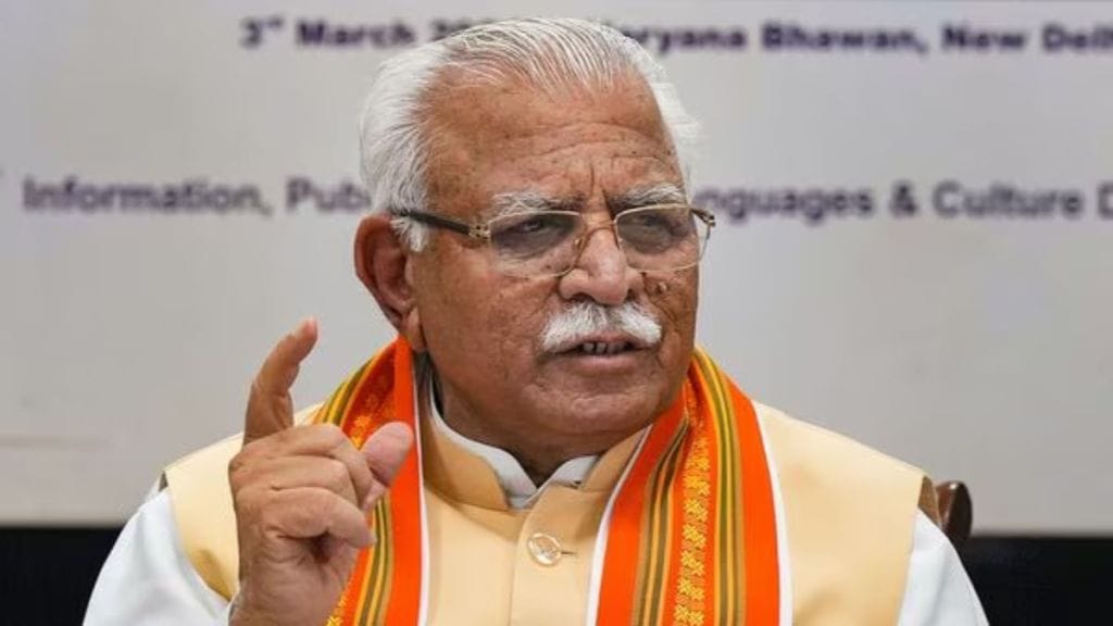 Manohar Khattar PTI Manohar Khattar PTI