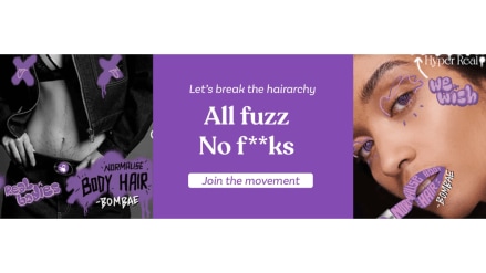 Bombae's campaign challenges the notion that body hair on women is taboo or undesirable
