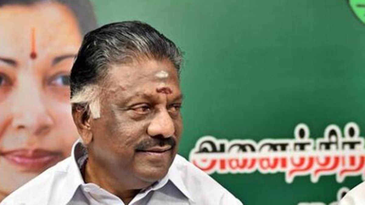 Former Tamil Nadu chief minister and AIADMK leader O Panneerselvam. (PTI File Photo)