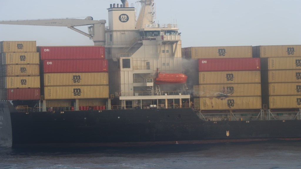 The expertise of Indian Navy personnel and quick action were instrumental in extinguishing the residual fire and smoke onboard the vessel. (Image: IN) The expertise of Indian Navy personnel and quick action were instrumental in extinguishing the residual fire and smoke onboard the vessel. (Image: IN)