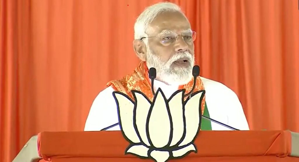 Prime Minister Narendra Modi on Monday said the INDI alliance’s fight is against 'Shakti' (Image/ANI)