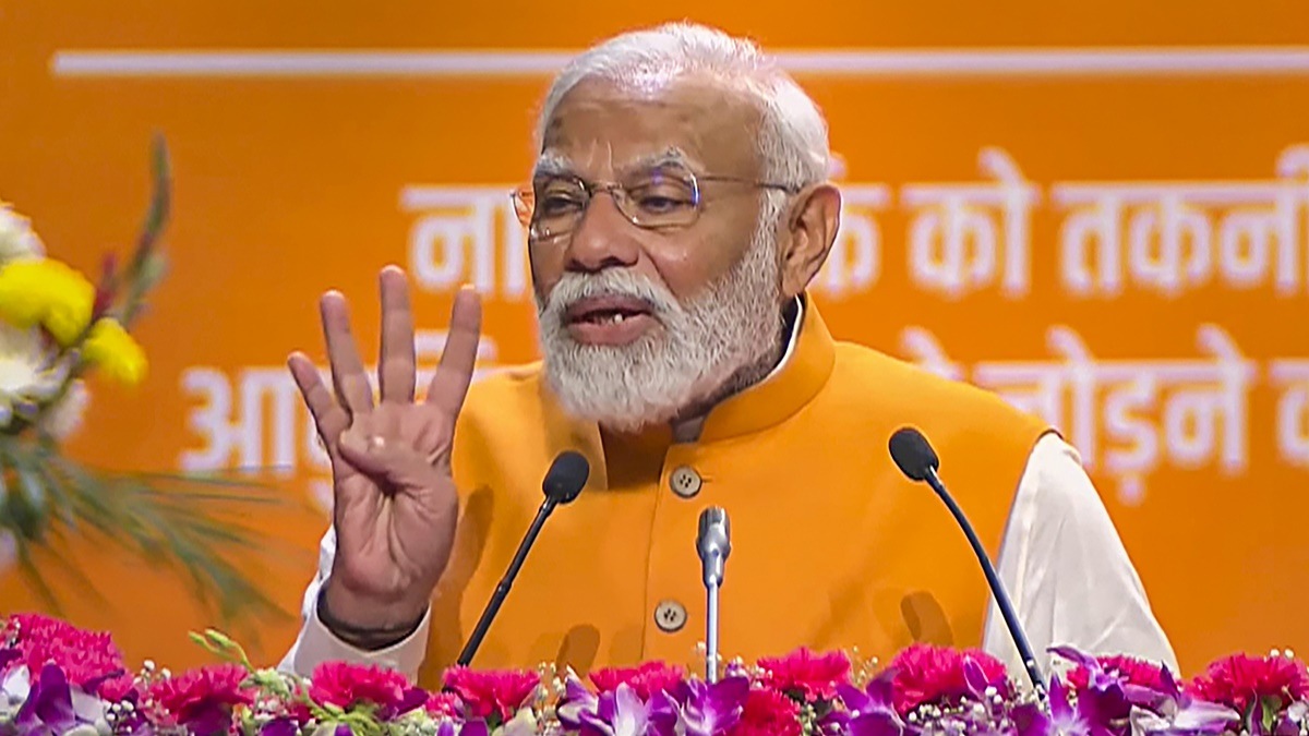Lok Sabha Elections 2024 | 'Third term will write a new chapter in rise of women power': PM Modi at Sashakt Nari-Viksit Bharat programme