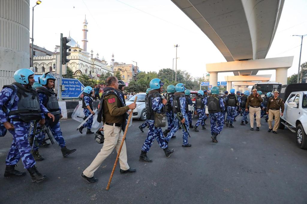 Delhi Police on Saturday condemned the Inderlok incident (Image/PTI) Delhi Police on Saturday condemned the Inderlok incident (Image/PTI)