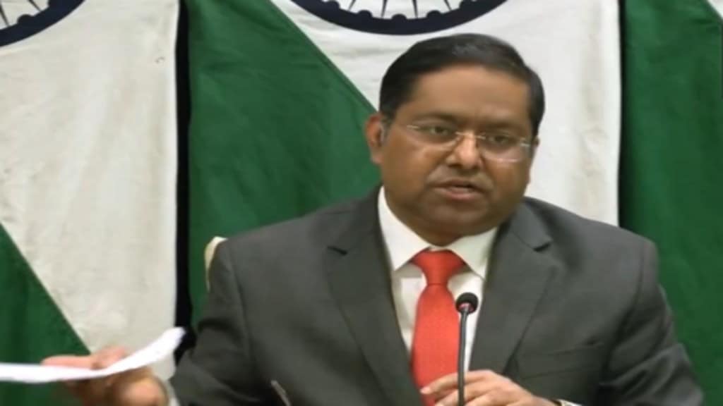 MEA Spokesperson, Randhir Jaiswal defends CAA. (Image: X/@ani) MEA Spokesperson, Randhir Jaiswal defends CAA. (Image: X/@ani)