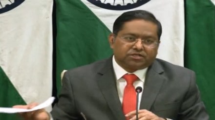 MEA Spokesperson, Randhir Jaiswal defends CAA. (Image: X/@ani)