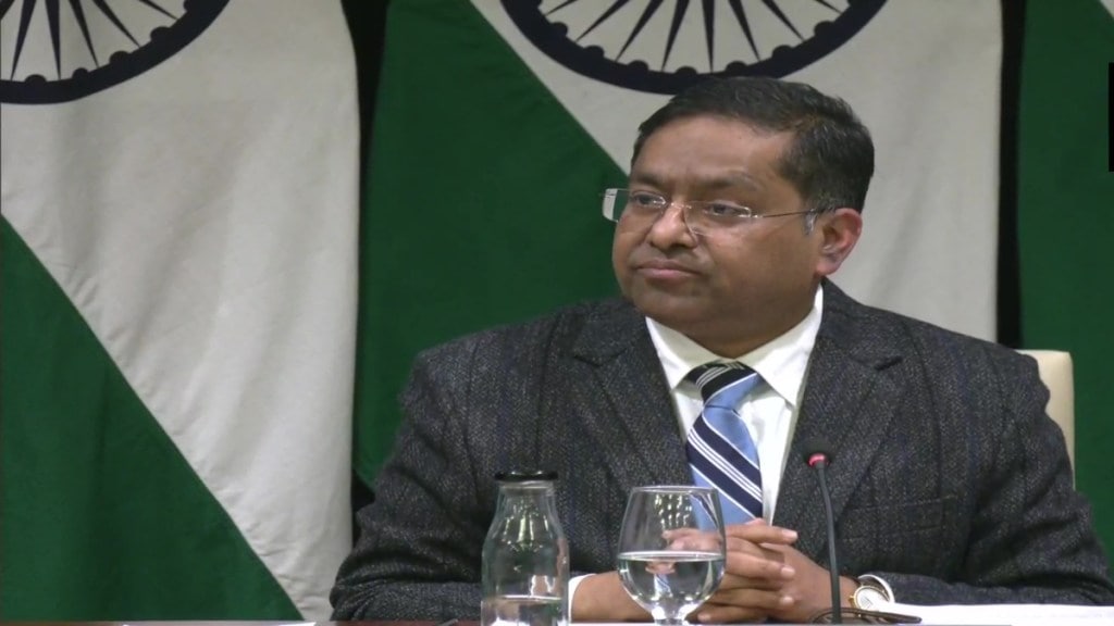 Randhir Jaiswal informed that CBI busted the racket when a youth from Hyderabad who was duped into the Russia-Ukraine war, was killed in the frontline. (Image: ANI)