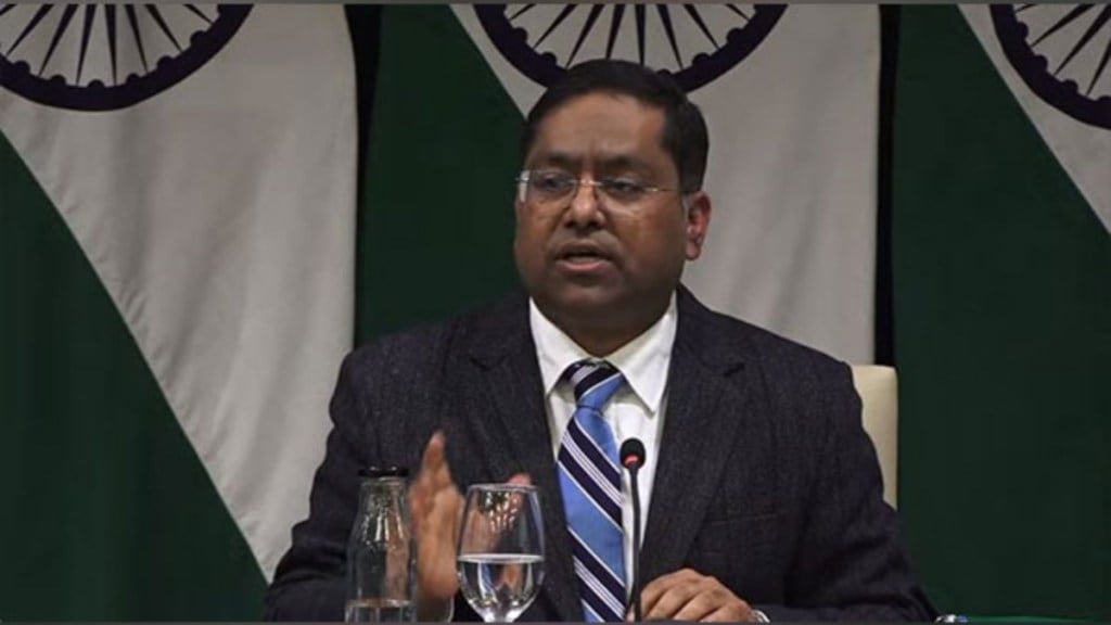 The official spokesperson of Ministry of External Affairs (MEA) Randhir Jaiswal said, "any such imputation on our electoral and legal processes is completely unacceptable.” (Image: ANI)