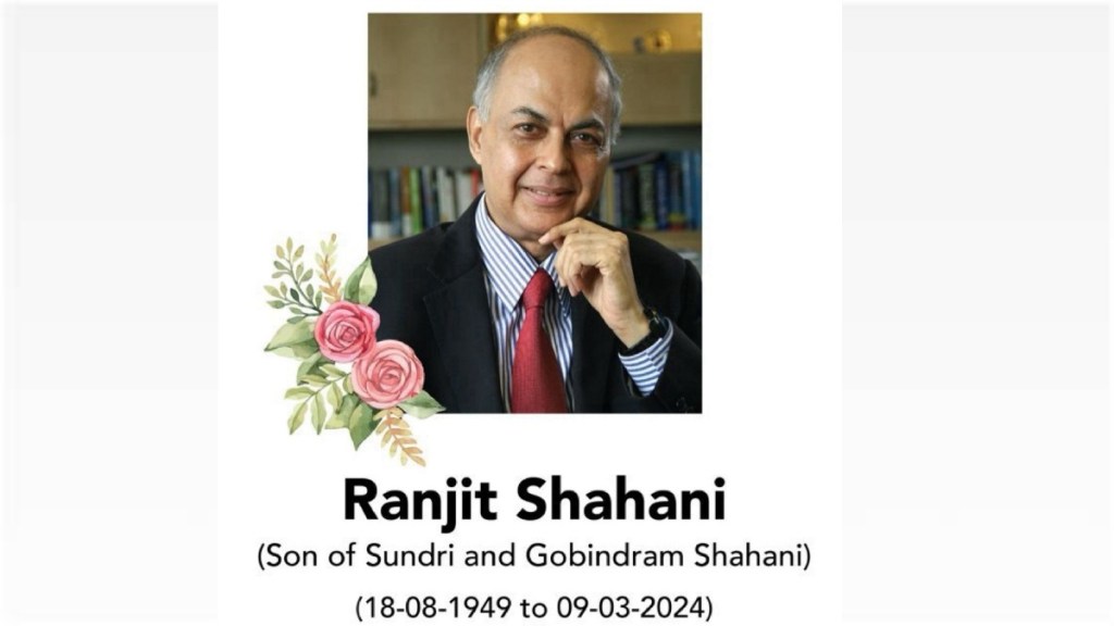 A healthcare industry veteran, Shahani was President Emeritus of Organisation of Pharmaceuticals Producers of India (OPPI), (Image: Linkedin)