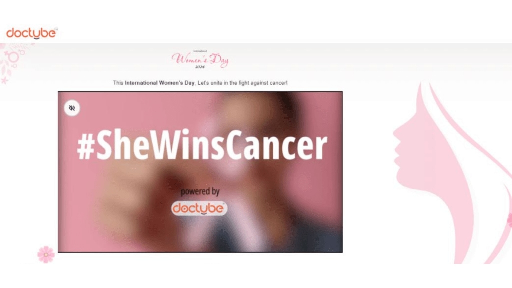 The campaign covered various types of cancers, with cervical cancer receiving the most views. The campaign covered various types of cancers, with cervical cancer receiving the most views.