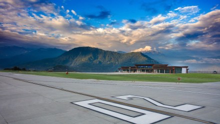 The 201-acre facility is Sikkim’s lone airport which was made in nine years (Image/@CNTIndia)
