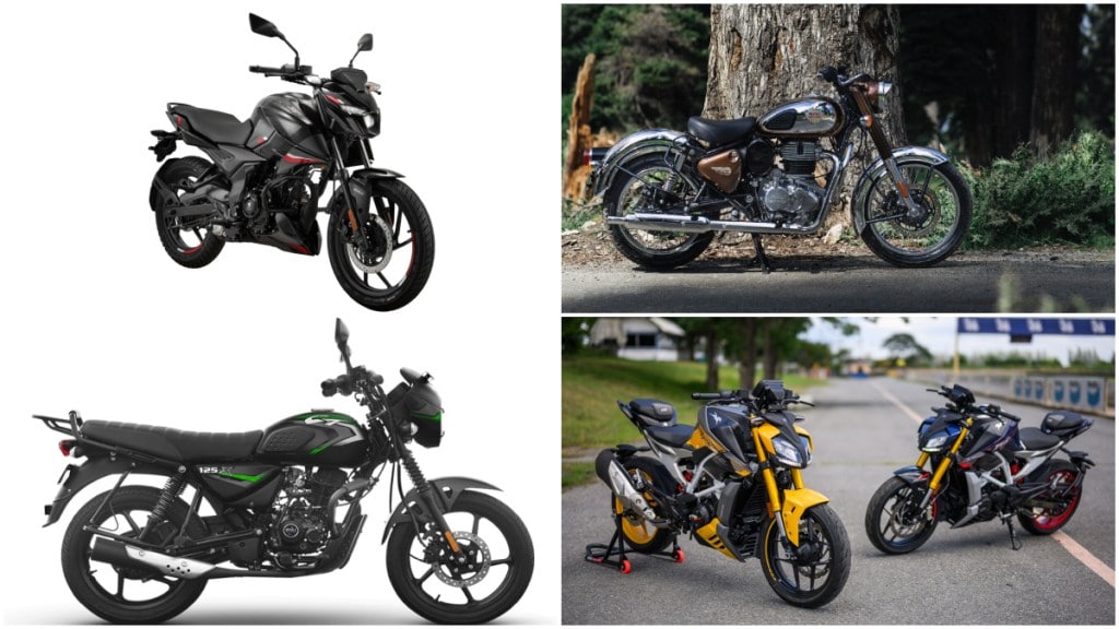 Top 10 higest selling motorcycles Feb 2024