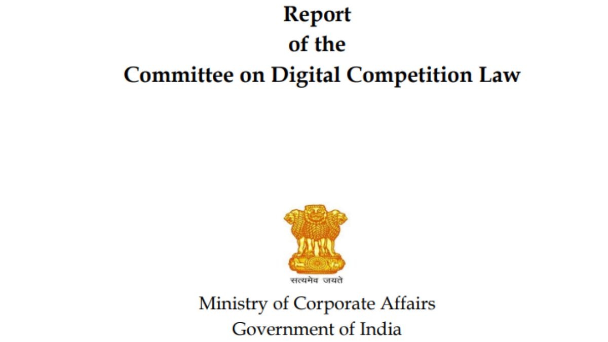 Reportedly, the report emphasised on the introduction of a ‘Digital Competition Act’