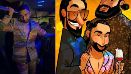 ranveer singh, orry, orry hand pose, orry pose, orry iconic pose, orry in ambani's wedding, pre-wedding celebration, arjun kapoor and orry ranveer singh, orry, orry hand pose, orry pose, orry iconic pose, orry in ambani's wedding, pre-wedding celebration, arjun kapoor and orry