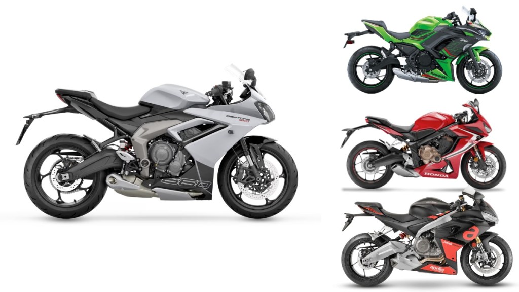 triumph daytona 660 vs competition