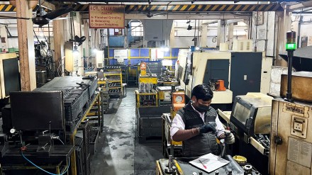 India's manufacturing sector growth climbed to a five-month high in February (Image/Reuters) India's manufacturing sector growth climbed to a five-month high in February (Image/Reuters)
