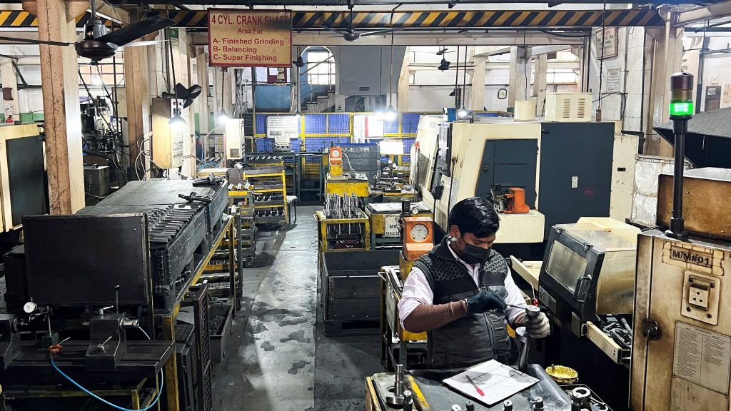 India's manufacturing sector growth climbed to a five-month high in February (Image/Reuters)