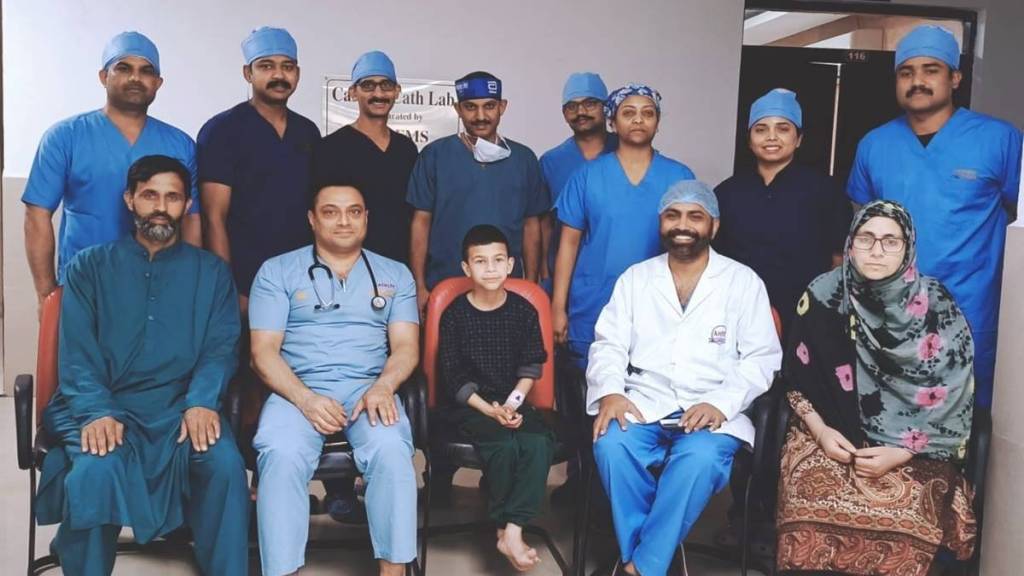 kashmir boy health, master burhan health
