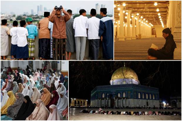 In Saudi Arabia, officials saw the crescent moon on Sunday night marking the start of the holy fasting month of Ramadan for many of the world's 1.8 billion Muslims.Saudi Arabia is home to the holiest sites in Islam, Mecca and Medina. Spotting the moon on Sunday night means Monday is the first day of the fast.The sacred month marks a period of family get-togethers, religious reflection, and giving across the Muslim world. Immediately, multiple Gulf Arab nations, as well as Sudan, Egypt, Syria, and Yemen followed the announcement to confirm they as well would begin fasting on Monday. Muslims in North America will also begin their fast on Monday. Leaders across the world shared messages of congratulations.Here are some photos from around the globe. Have a look: 