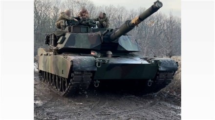The American M1A1 Abrams tank are seen in the Ukrainian Armed Forces. (Image: X)