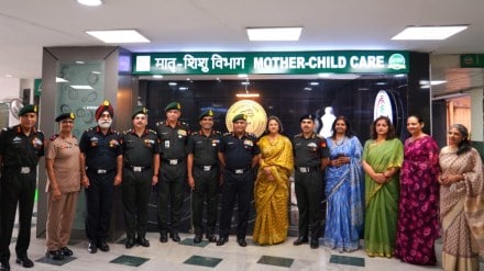 General Pande at the Army Hospital Research and Referral (AHRR). (Image: X)