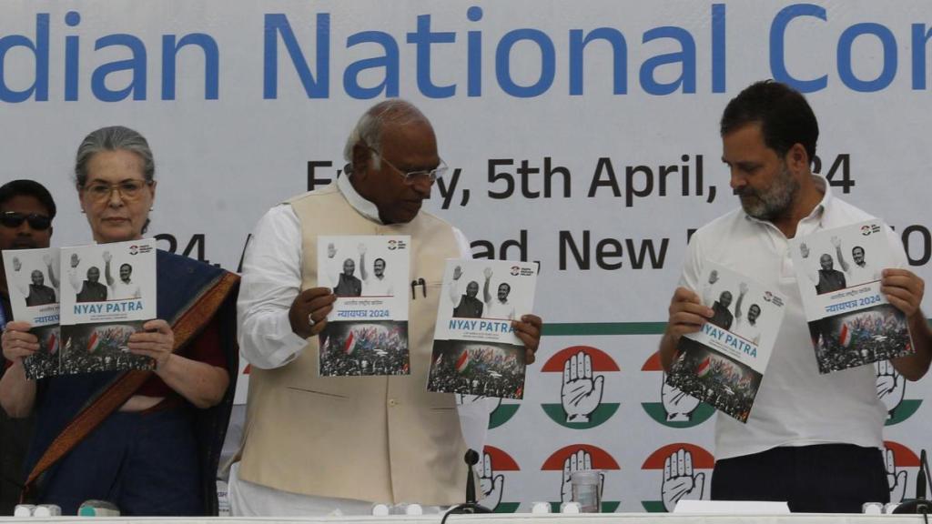 congress manifesto, congress, lok sabha elections 2024, polling
