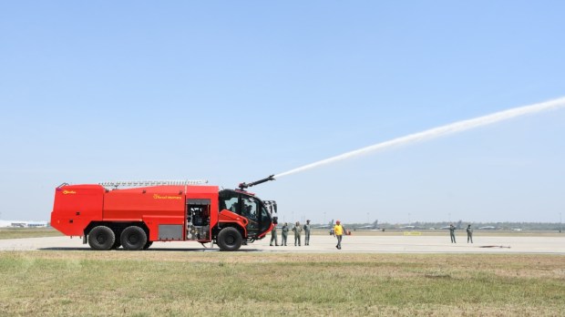 Crash Fire Tenders aquired by the IAF. (Image: X)