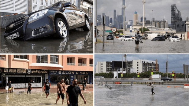 Unprecedented rains inundated the United Arab Emirates on Tuesday, unleashing more than a year and a half’s worth of rain on Dubai within hours. The aftermath caused widespread flooding, major highways getting inundated, and disrupting air travel. 