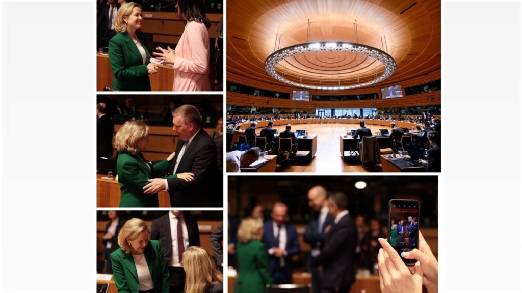 Meeting of EU Finance Ministers (ECOFIN) where the EIB president unveiled the plan. (Image: X) Meeting of EU Finance Ministers (ECOFIN) where the EIB president unveiled the plan. (Image: X)
