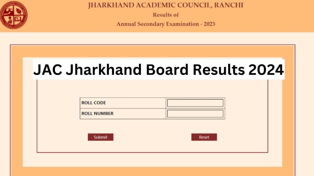 JAC Jharkhand Class 10th Matric Result 2024