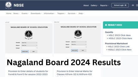 Nagaland NBSE HSLC, HSSLC Result 2024