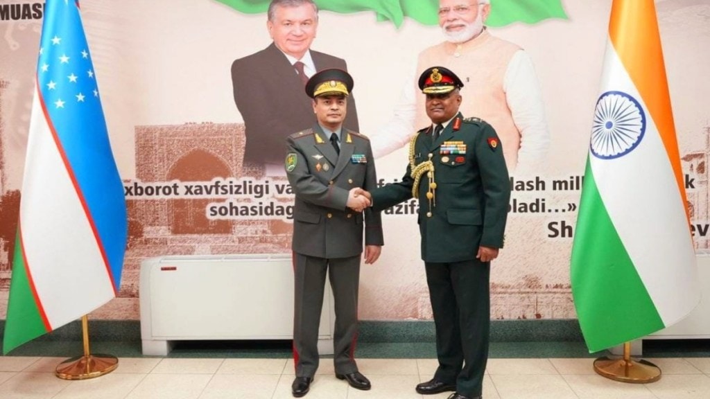General Manoj Pande during his Uzbekistan trip (Image: X) General Manoj Pande during his Uzbekistan trip (Image: X)
