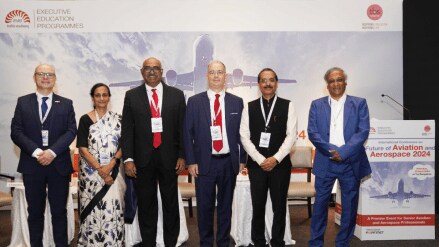 Panel discussions also explored themes such as sustainability, talent management and cybersecurity (Photo: IIM Banglore)
