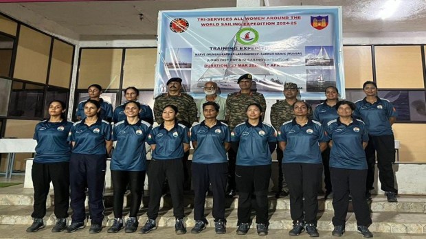 The Tri-Service women crew (Image: Indian Army)