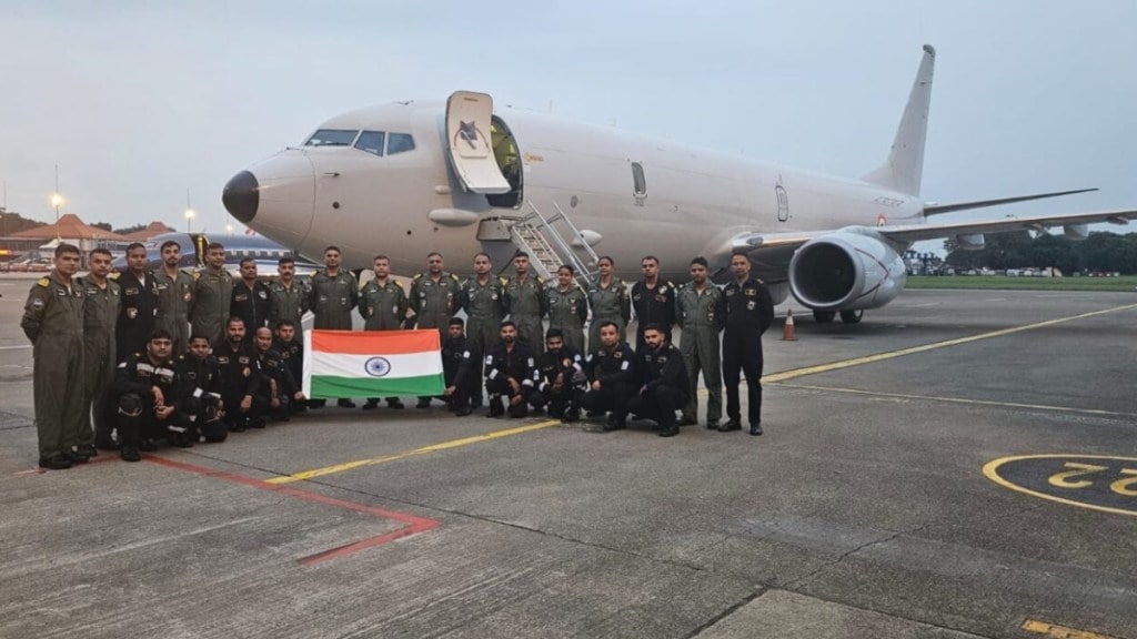 the Indian Navy's P8I aircraft arrived in Japan for bilateral anti-submarine warfare exercises. (Image: X)