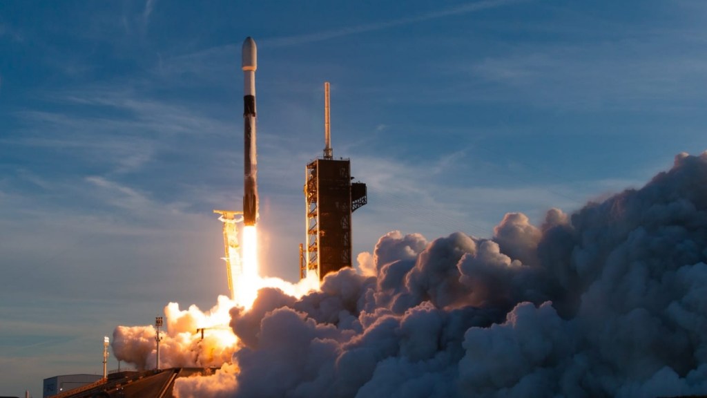 TSAT-1A satellite launch. (Image: SpaceX)
