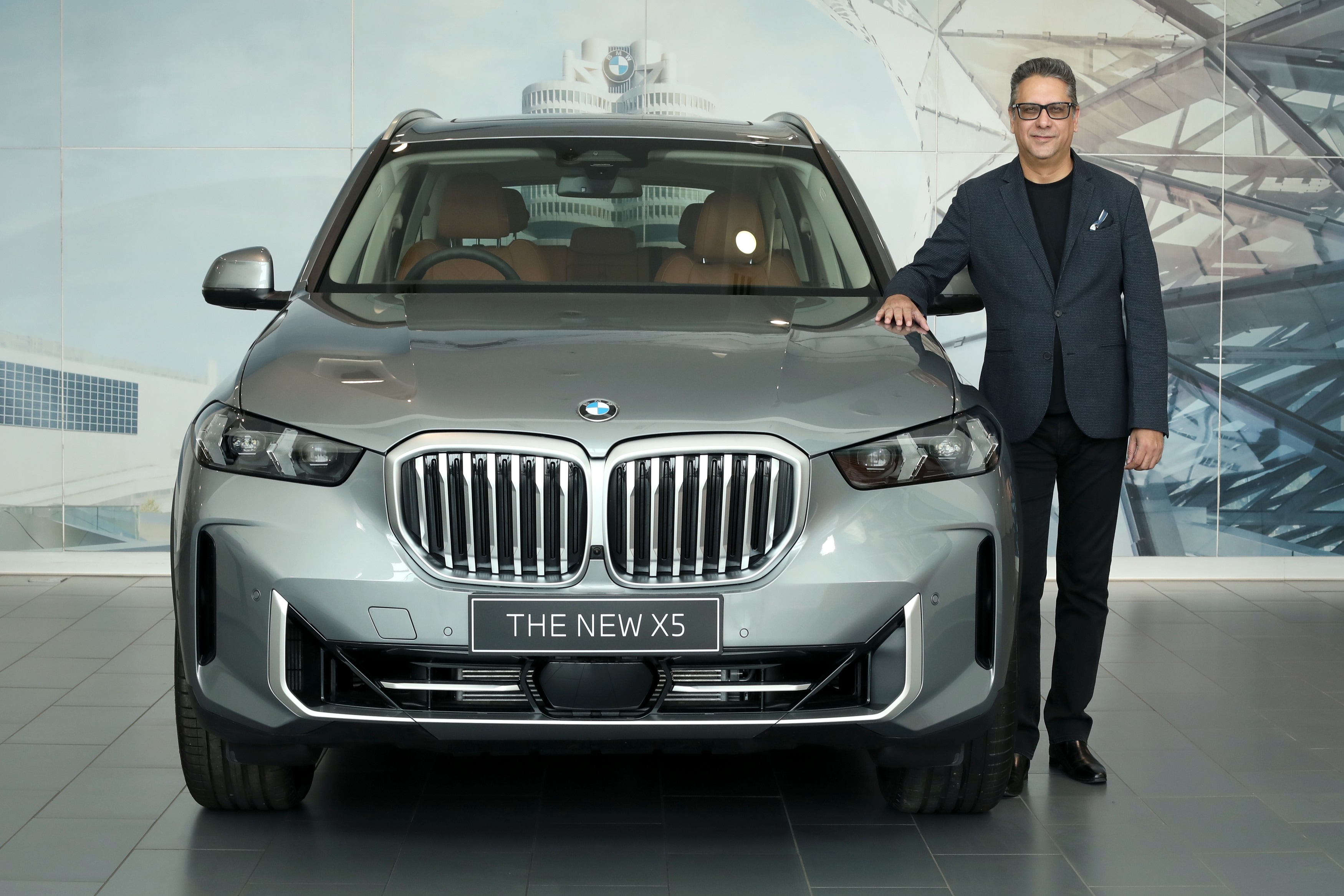 Vikram Pawah, President, BMW Group India with BMW X5