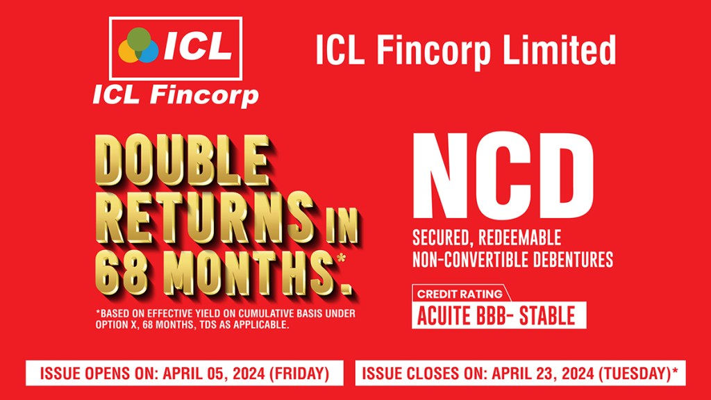 Public issue of secured NCD opens on April 5 offering an effective yield of up to 13.73% Public issue of secured NCD opens on April 5 offering an effective yield of up to 13.73%