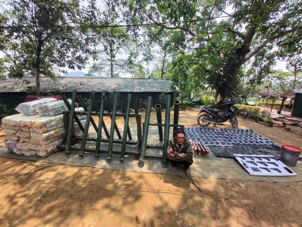 This is not the first time that a huge cache of arms and ammunition have been recovered This is not the first time that a huge cache of arms and ammunition have been recovered