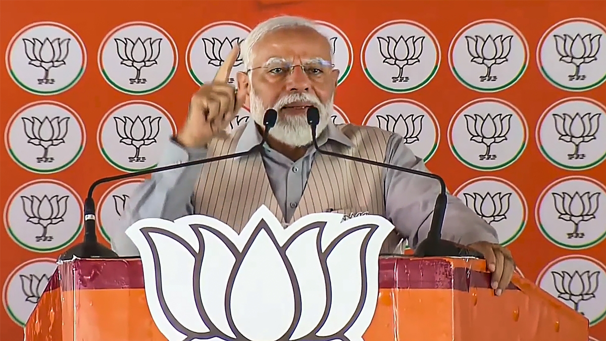 Congress manifesto bears imprint of Muslim League, says PM Modi during ...