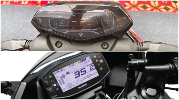 Pulsar N250 Vs Gixxer 250 instrument console